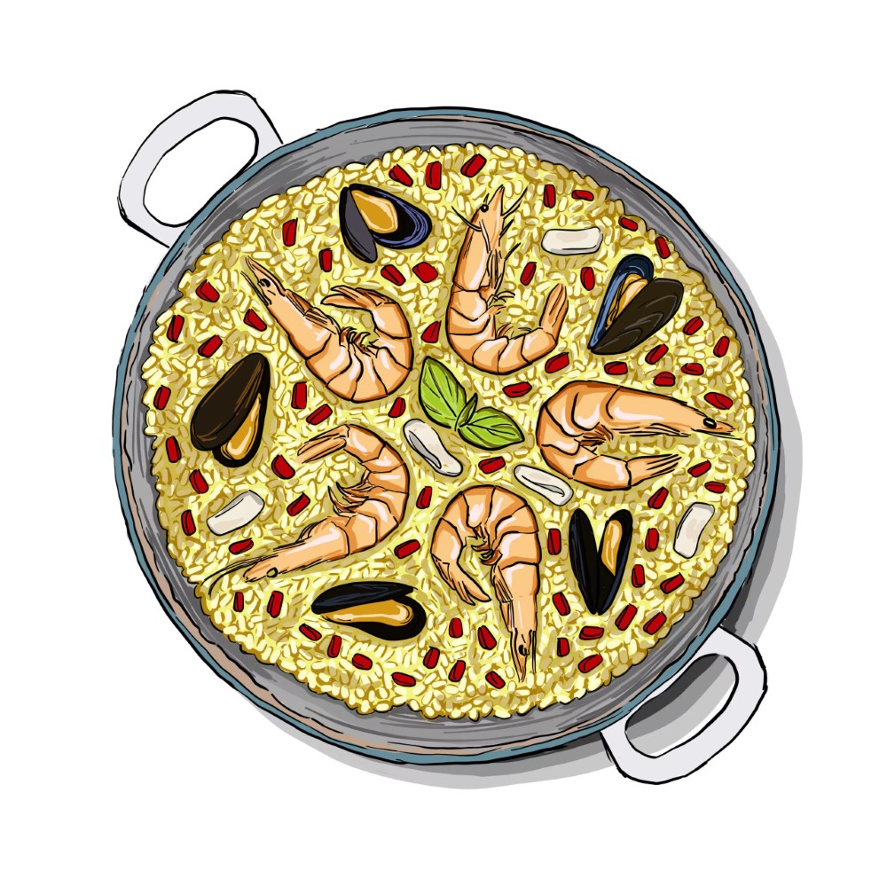 Paella-Pan-illustration